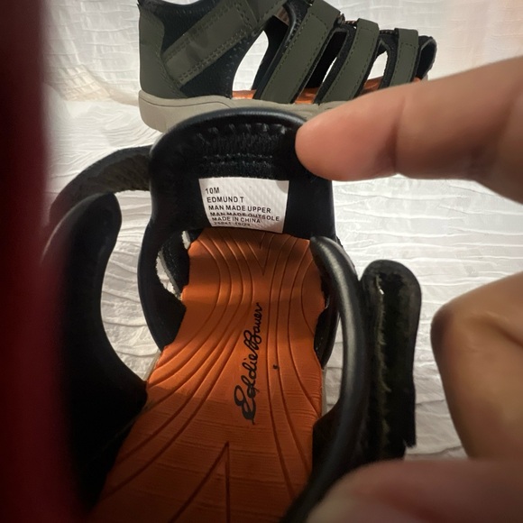 Eddie Bauer Boys Kids Toddler Edmund 10M Sandals Outdoor Green Closed Toe Shoes - Picture 8 of 10